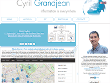 Tablet Screenshot of cyril-grandjean.fr
